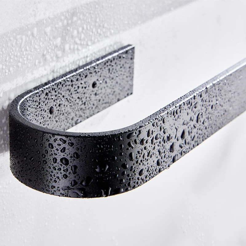 Простая алюминиевая вешалка для полотенец настенная ящик хранения