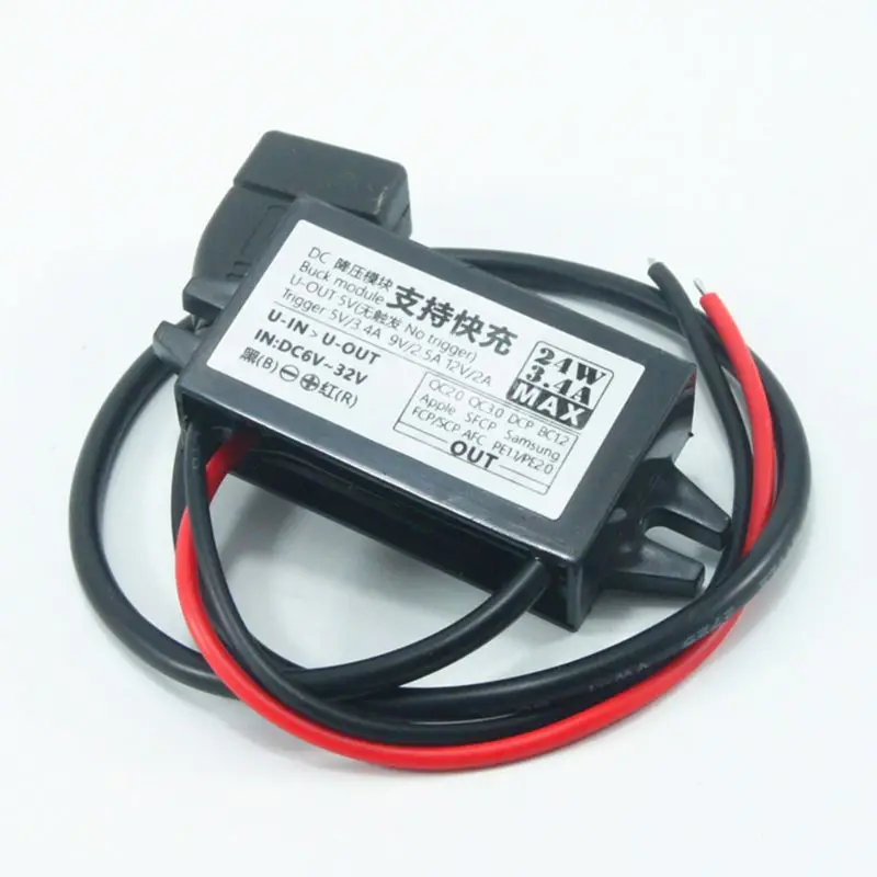 

DC-DC Converter Module input 6V~32V to 5V~12V USB Step Down Power Output Adapter Dropshipping