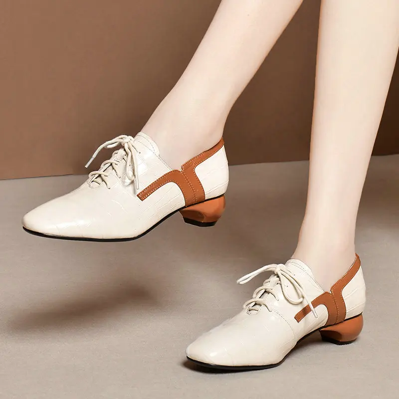 Пикантные женские туфли на высоком каблуке Разноцветные необычном туфли-лодочки