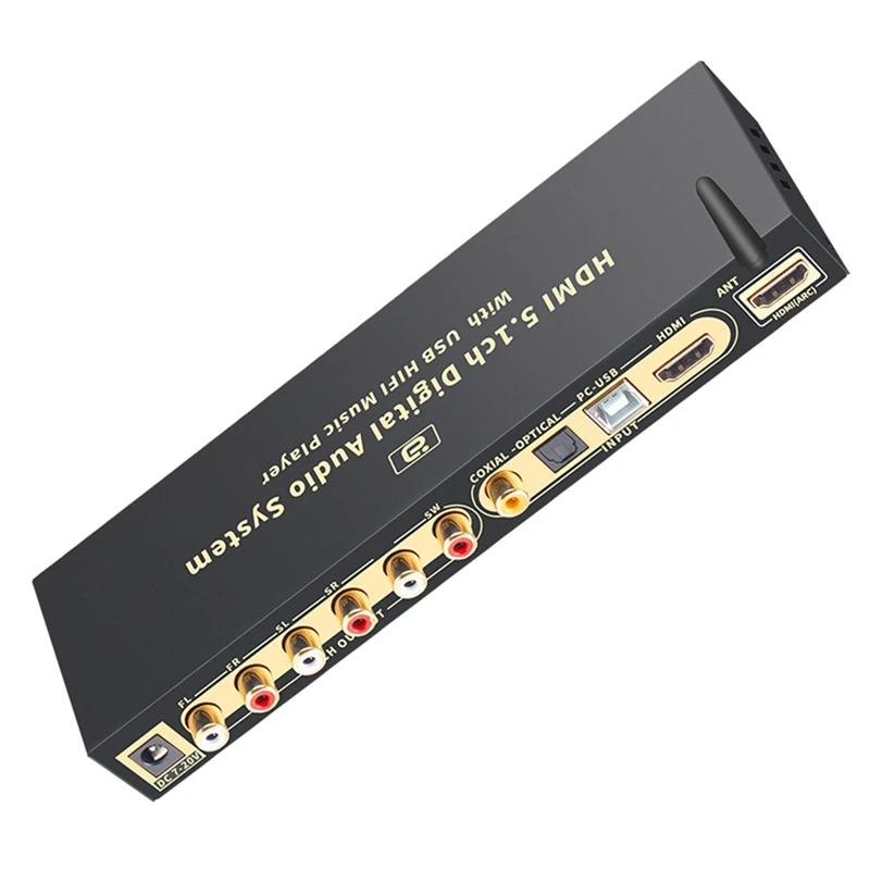 

HD815BT HDMI 5.1 Audio Converter Decoder Bluetooth 5.0 DAC DTS FLAC APE 4Kx2K HDMI Extractor Converter Splitter