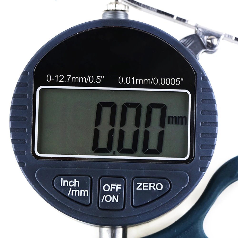 Electronic Micrometer Digital Thickness Meter Gauge 0.01mm Depth Tester for Paper Film Leather Thickness Measuring Tool