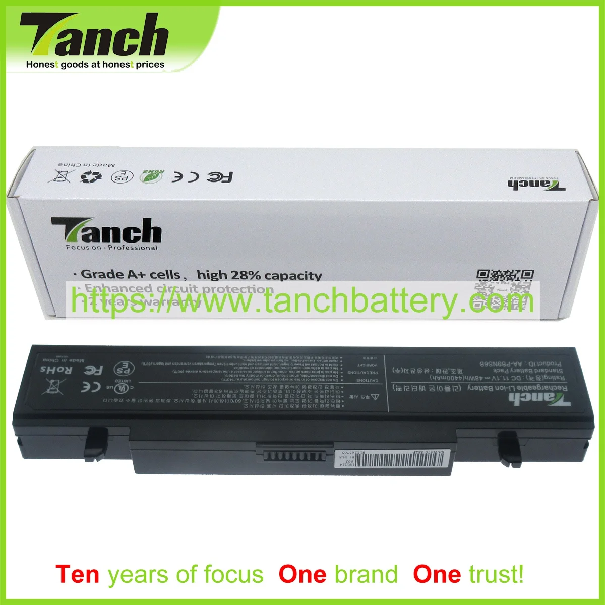 Аккумулятор Tanch для ноутбука AA-PB9NC6B AA-PB9NS6B Samsung Q318 R408 R458 R468 R519 R710 R522 R520 R580 R780 R460 11 1 В