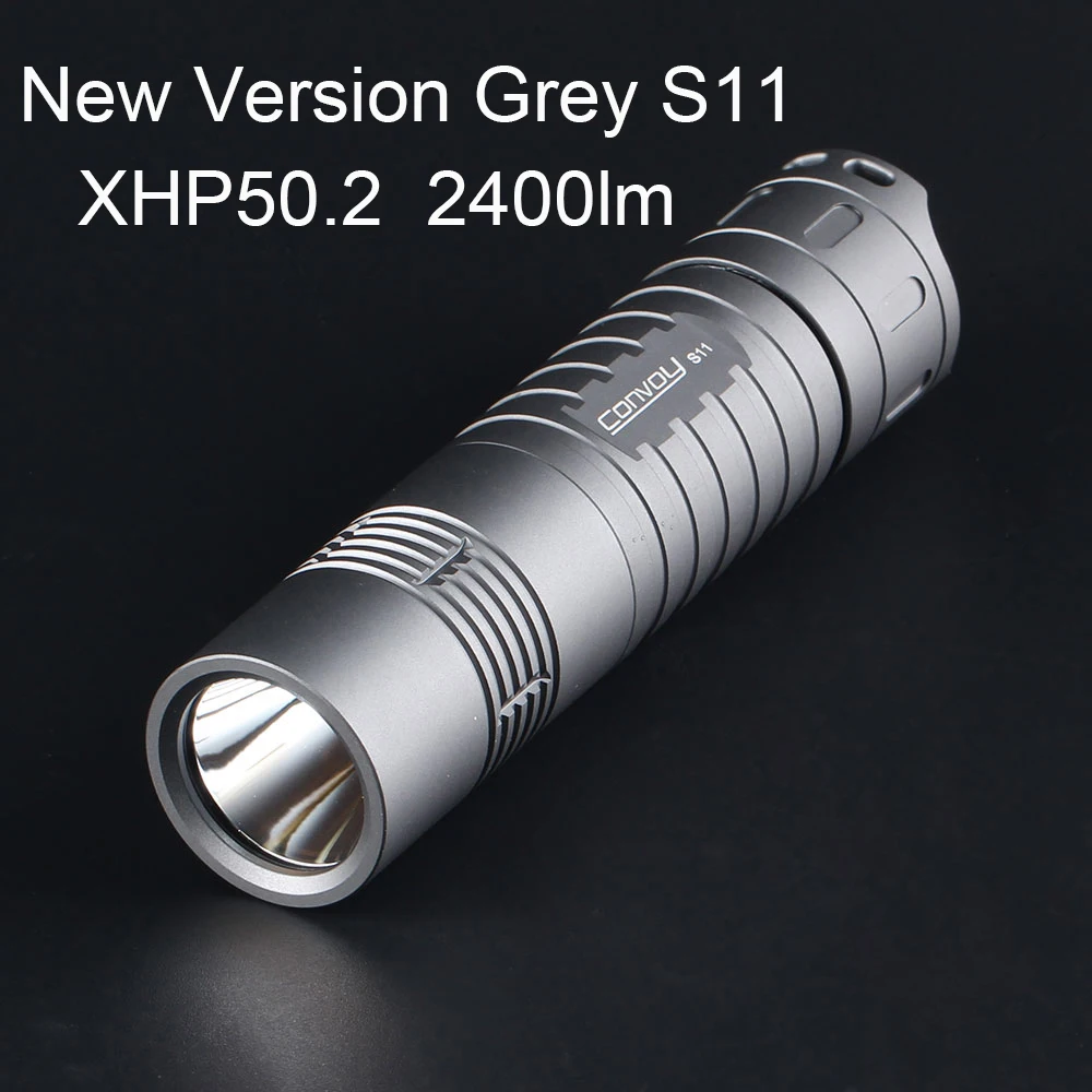 

Светодиодный фонарик Convoy S11 с XHP50.2, тактический фонарь, фонарик 26650 18650, портативный фонарь для кемпинга, рыбалки светильник