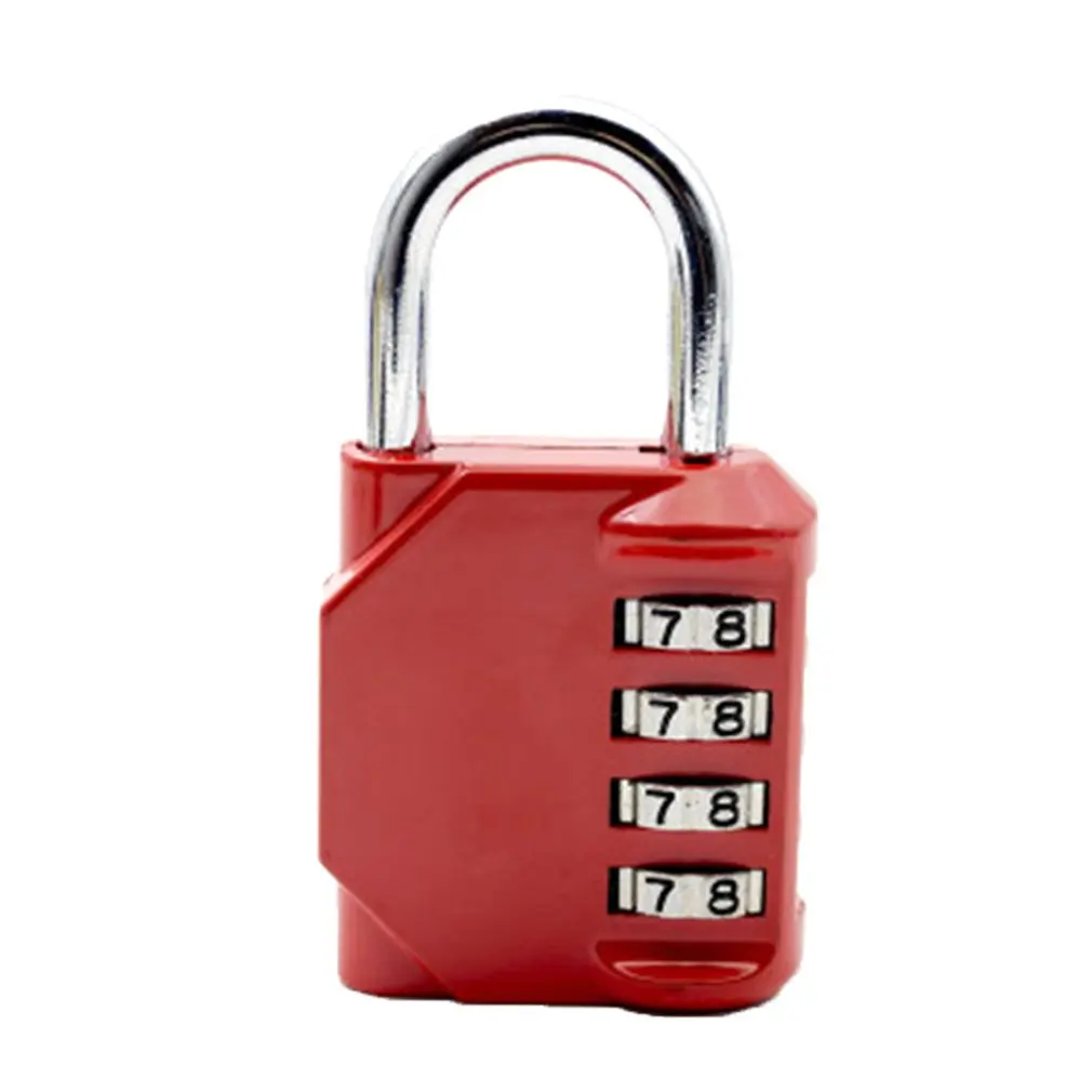 Комбинированный чемодан с кодовым циферблатом и замком для багажа металлический