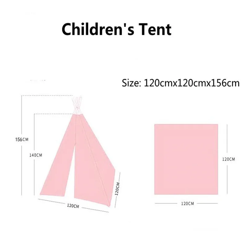 Baby Tent for Kids Playhouse Indian Playground Children's Indoor Game Wigwam Dry Pool Portable Toddler Teepee Toys Home Decor | Игрушки и