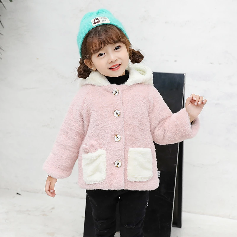 Зимняя плотная детская парка с героями мультфильмов для подростков Флисовое