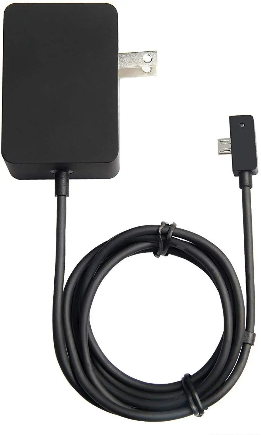 

Huiyuan подходит для 13 Вт 5,2 в 1623 а поверхность 3 адаптер переменного тока для планшета Microsoft Surface 1624 1645 с USB-зарядкой + шнур зарядного устройства