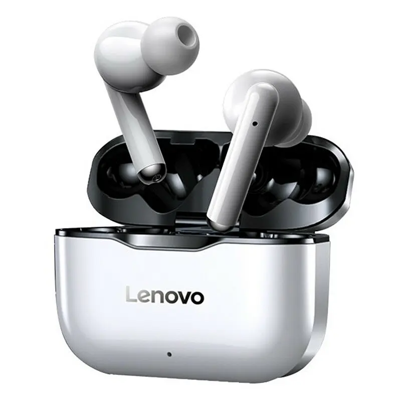 

NEW Lenovo LP1 TWS bluetooth Earbuds IPX4 Waterproof Sport Headset Noise Cancelling HIFI Bass Headphone with Mic Type-C Charging