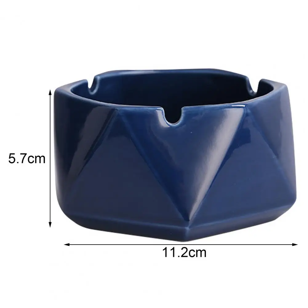 

New Ashtray With Lid Retro Multi-Function Ceramic Windproof Geometric Ash Tray Boyfriend Gift Creative Ashtray Home Desk Decor