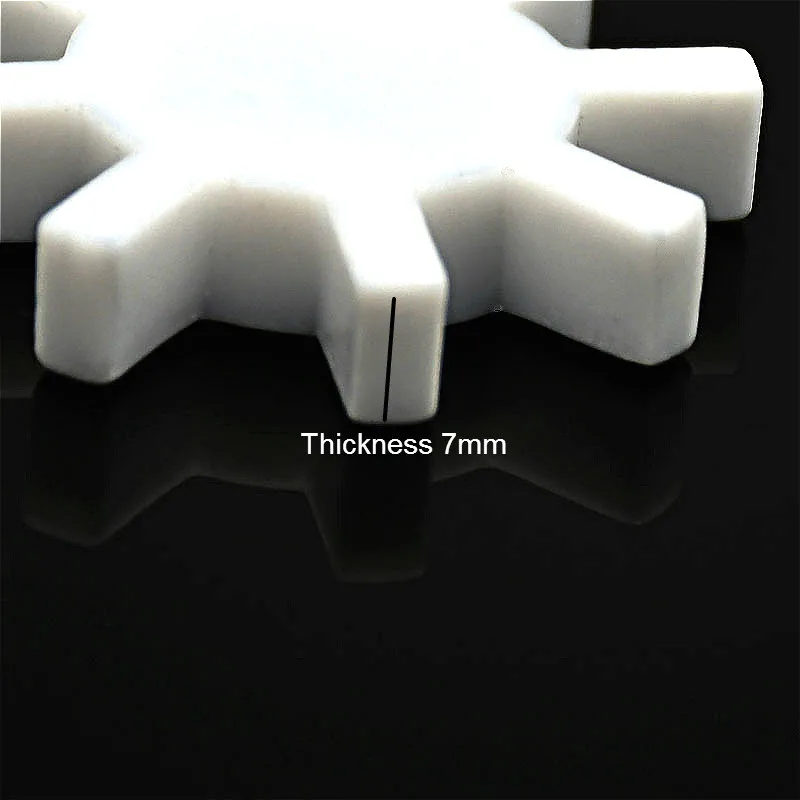 PTFE магнитная мешалка бар перемешать миксером поли Тетрафторэтилена белый