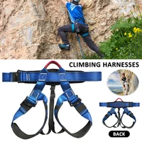 kids climbing harness waist safe belts half baby waist harness leg protective strap for outdoor extendingmountaineering device