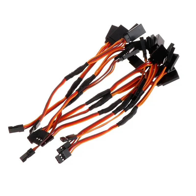 

10pcs 150mm Servo RC Y Style Male to Female Extension Wire Lead Cable JR Cord