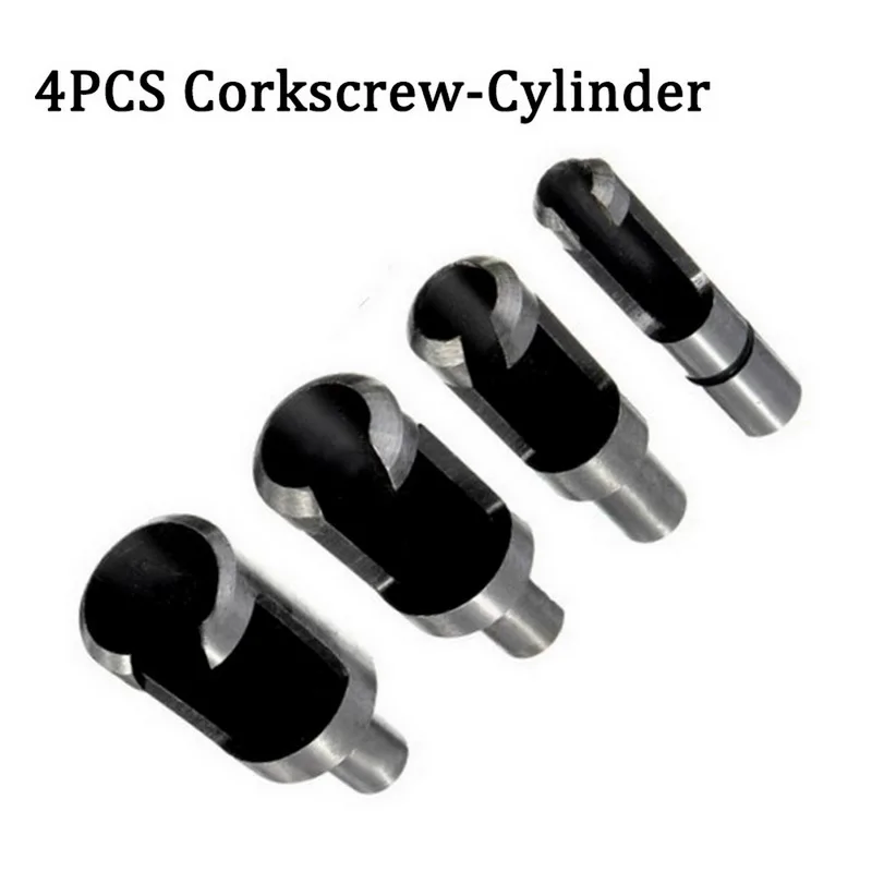 Wood Plug Hole Cutter Set Dowel Cutting Tools Saw With Shank High Carbon Steel Drill Bit New | Инструменты