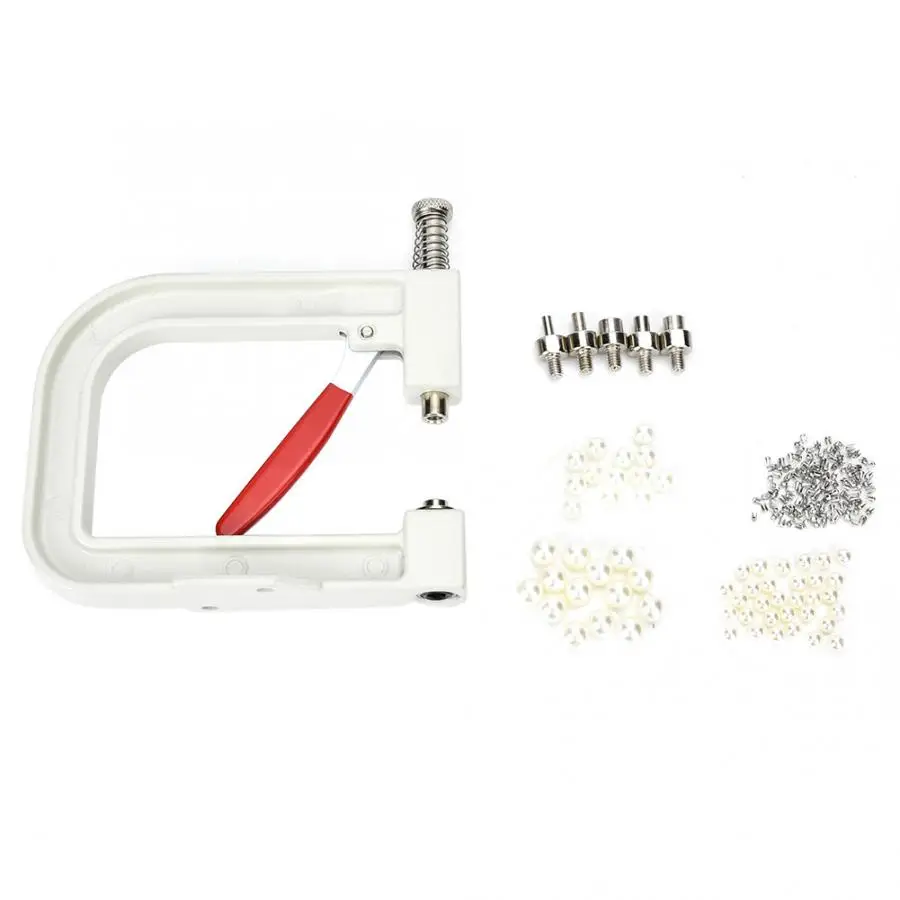 1 компл./лот ручной круглый инструмент для фиксации жемчуга швейная машина