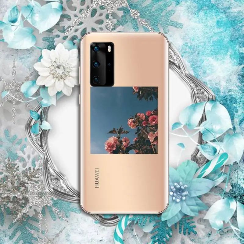 

Aesthetics flower daisy sunflower Phone Case Transparent for Huawei P honor 8 10i 20 30 40 smart 2019