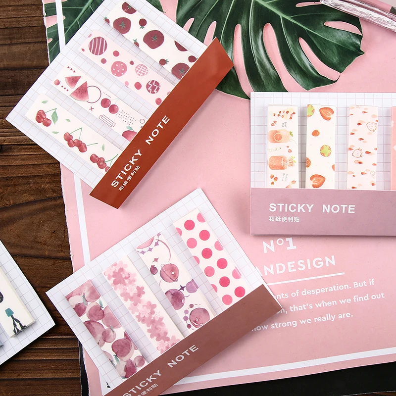 80 шт./компл. Kawaii Post it memo pad фрукты Липкие заметки звездное небо Васи бумажные наклейки декоративные сделай сам стикер s стикер для канцелярских товаров