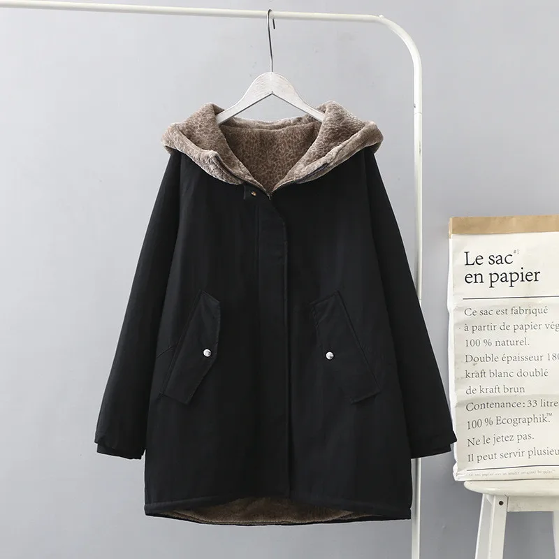 Куртка женская хлопковая в стиле оверсайз модная утепленная непродуваемая