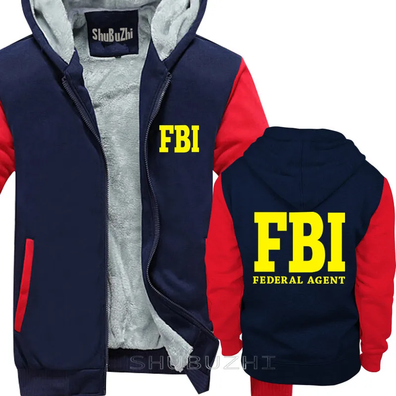 Federal Agent Bureau Of Investigation FBI Толстая куртка Мужская t Agent Секретная служба полицейский Забавный пуловер sbz5167