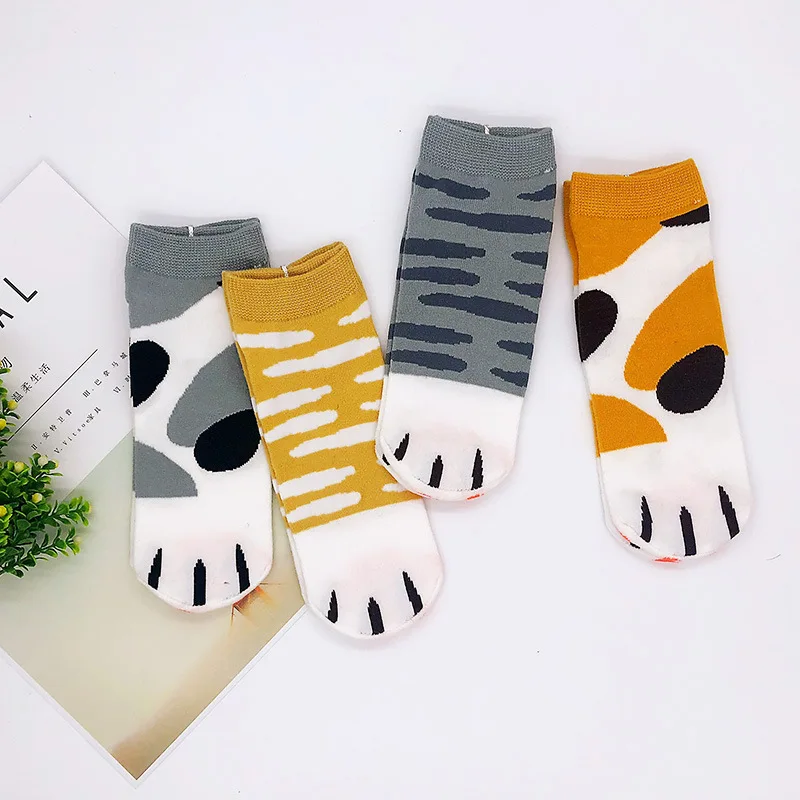 Летние хлопковые женские короткие носки повседневные Забавные милые Мультяшные