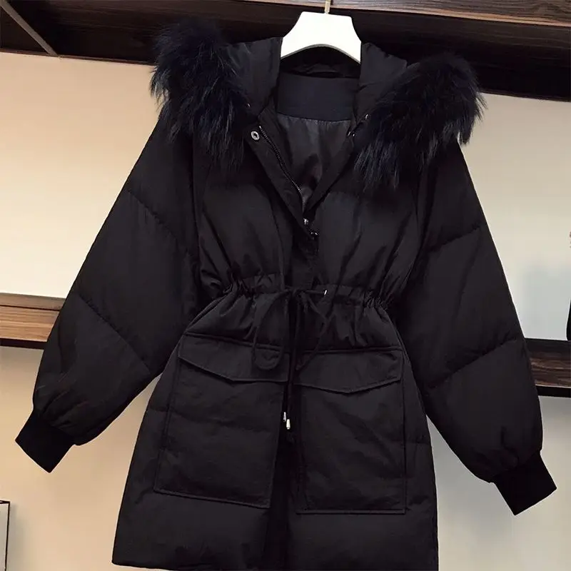 

Women's winter clothes show thin style to overcome loose cotton padded coat