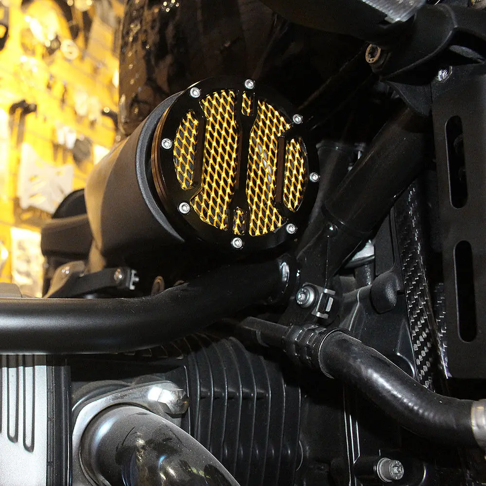 Крышка воздухозаборника мотоцикла воздухозаборный фильтр черное золото часть