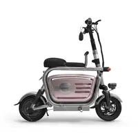 2021 New Parent-Child Mini Electric Bike 2 Wheels Electric Bicycles With Child Seat/Double Brake System ebike 400W 48V 40KM/H