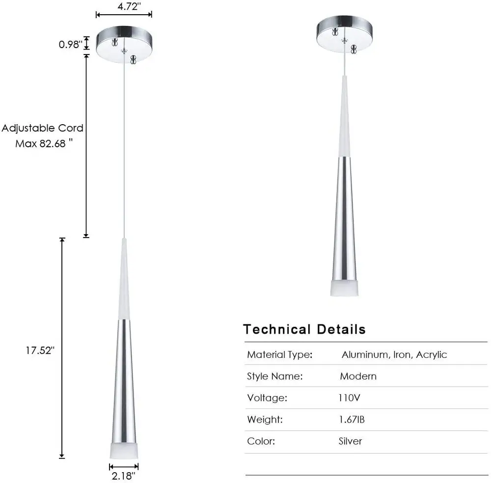 Светодиодный подвесной светильник для лестницы Подвесная лампа дома оконная