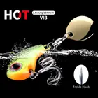 NEWIP 1 шт. новый металлический мини-ВИБ с ложкой, рыболовная приманка 3 см14 г, зимние приманки для льда, рыболовная снасть, бионическая приманка, Вибрационный Спиннер