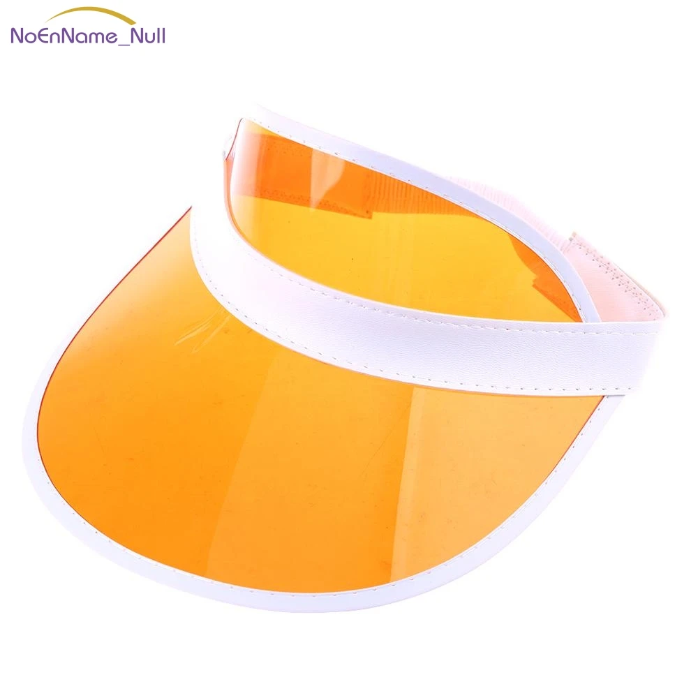 Прозрачная Пластиковая шляпа от солнца 10 цветов для мужчин и женщин|Женские