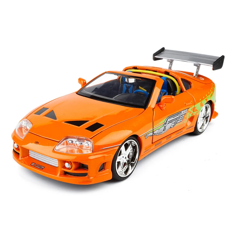 2021 Новинка 1:24 TOYOTA Supra 1995 игрушечный автомобиль из сплава Diecast и игрушечные машинки
