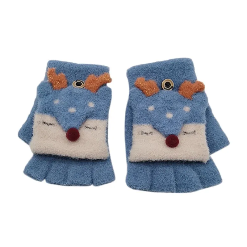 Детские зимние перчатки детские для мальчиков и девочек 3-8 лет теплые варежки с