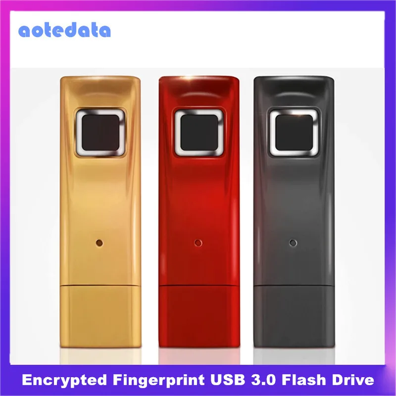 

Encrypted fingerprint U disk 128GB 64GB 32GB Metal USB 3.0 Flash Memory Stick Pendrive Business U Disk USB 3.0 Flash Drive