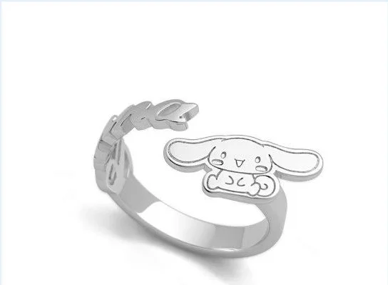 

Trend a girl store Valentine's Day Limited Gift fashion jewelry Big Ears Dog Ring Fashion Personality for Girlfriend wholesale