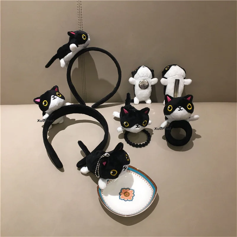 Маленькая 9 см новый дизайн кошка плюшевая игрушка с набивным животным Детские