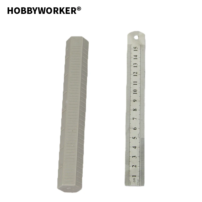 

Универсальная линейка из нержавеющей стали и пластиковый ролик, 6-сторонние инструменты для измерения глины L0119