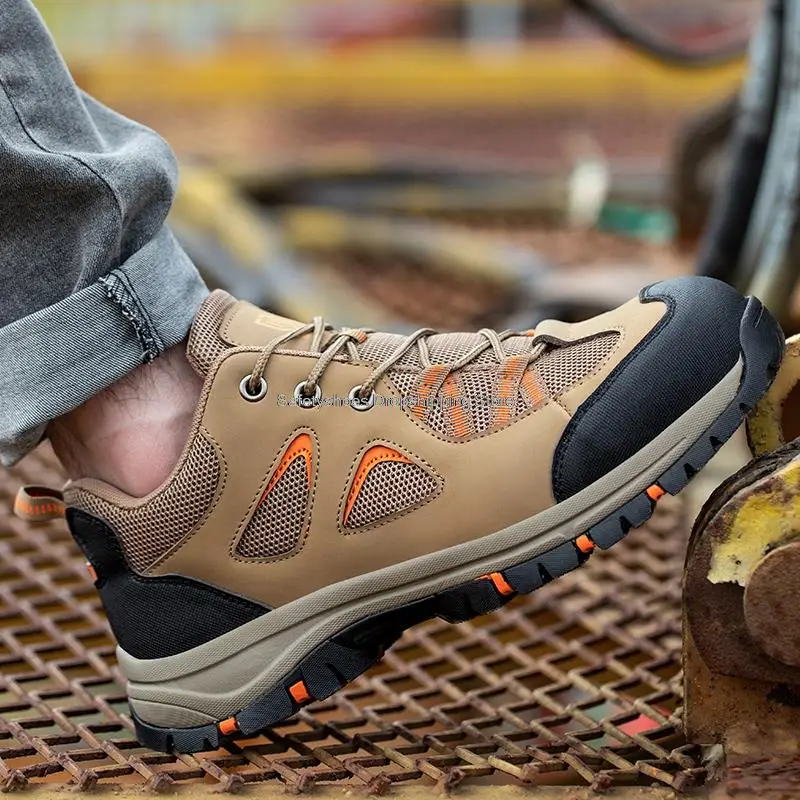 Мужские защитные ботинки со стальным носком, непрокалываемые рабочие ботинки для улицы и походов, новинка зимы 2022 от AliExpress WW