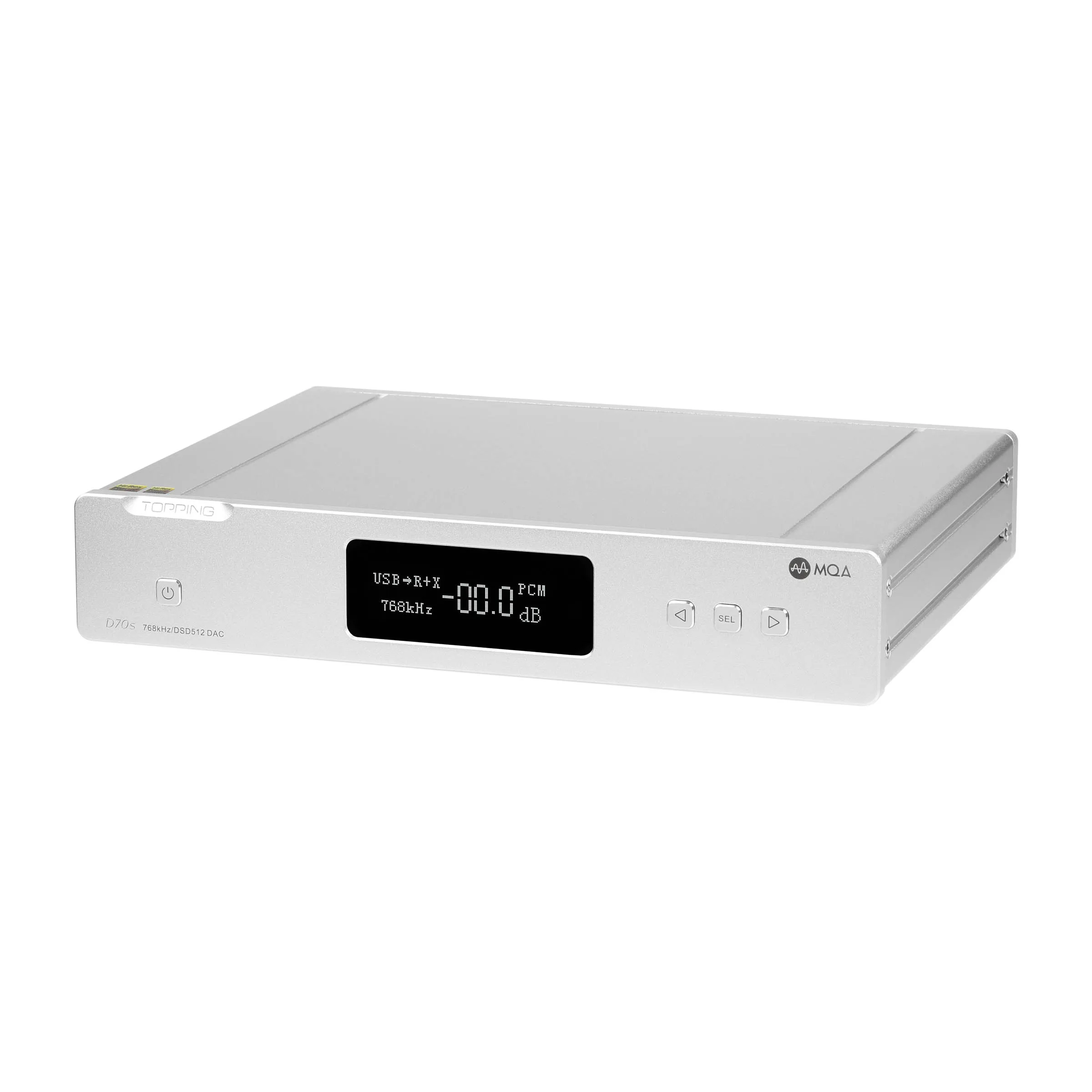 Приемник Topping D70s MQA DAC AK4497 Bluetooth5.0 DSD512 LDAC 32 бит/768k AK4118 XMOS IIS USB Coax Opt AES|Цифро-аналоговые