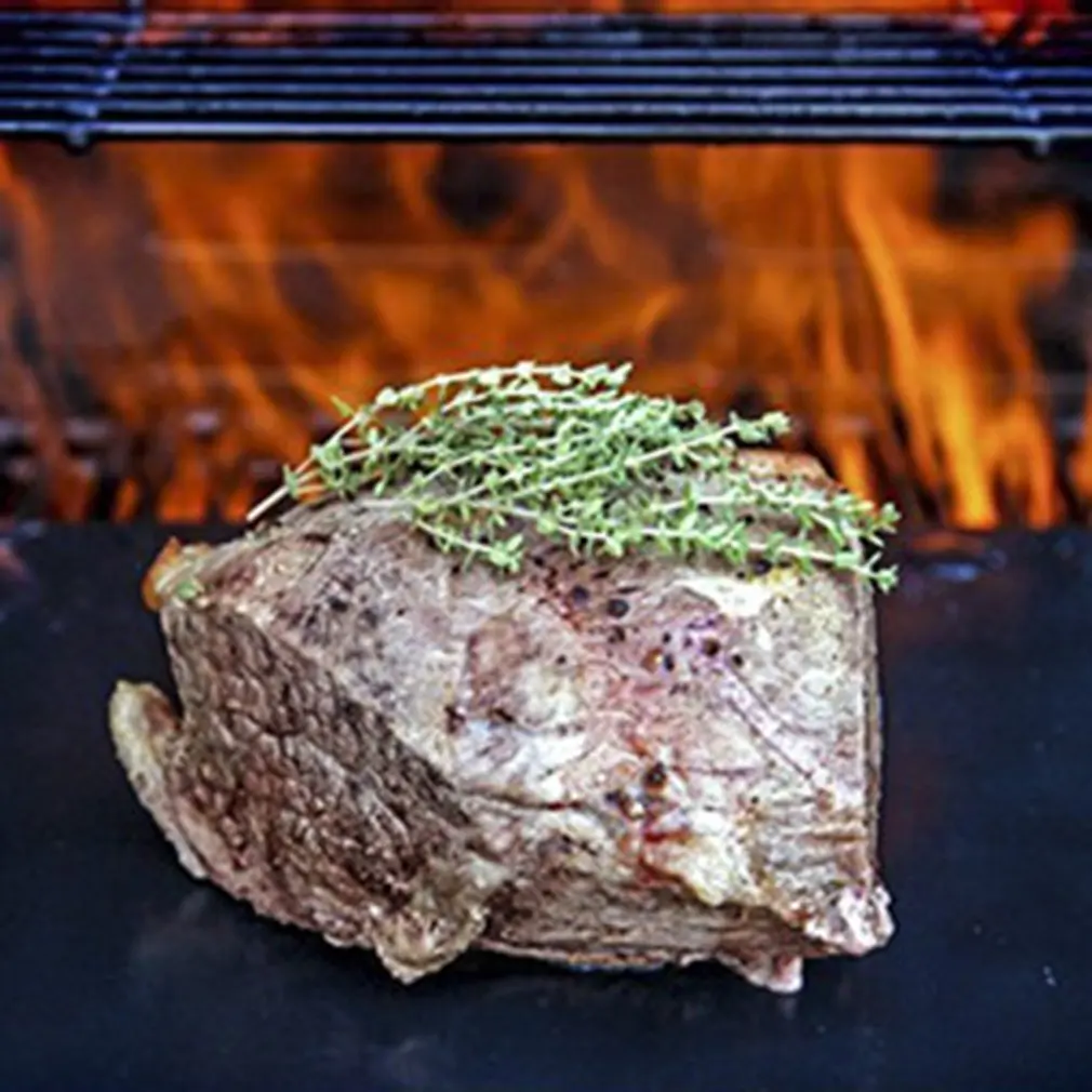 Коврик для гриля и барбекю многоразовый антипригарный коврик приготовления