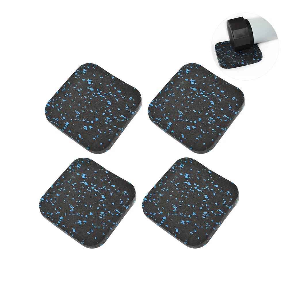 

4PCS Treadmill Mat Sound Insulation Cushion Exercise Equipment Mat With High Density Rubber Shockproof Pad For Any Gym Equipment