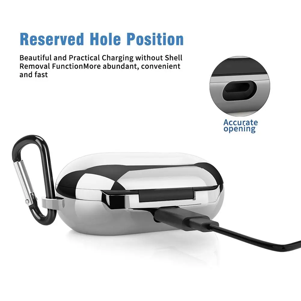 

Bluetooth Earphone Case TPU Silicone Plating Cover Case for Samsung Galaxy Buds Wireless Bluetooth Headset Cover