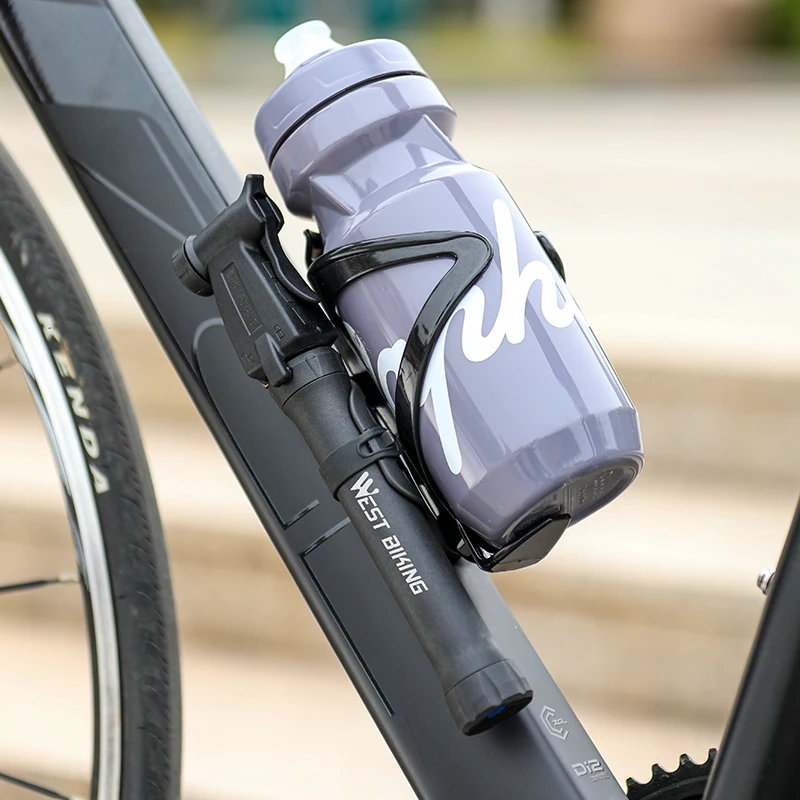 

WEST BIKING Bicycle Pump Portable Mini Cycling Hand Air Pump Ball Tire Inflator Schrader Presta Valve MTB Road Bike Accessories