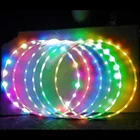 Спортивный обруч со светодиодный светильник кой, Цветной Художественный обруч для женщин, обруч ДЛЯ ФИТНЕССА свободного кроя, домашний тренажерный зал, фитнес-оборудование