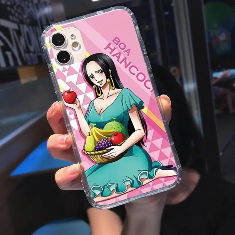 

Boa Hancock Soft Phone Cases Transparent Case For Iphone 11 12 Pro Max