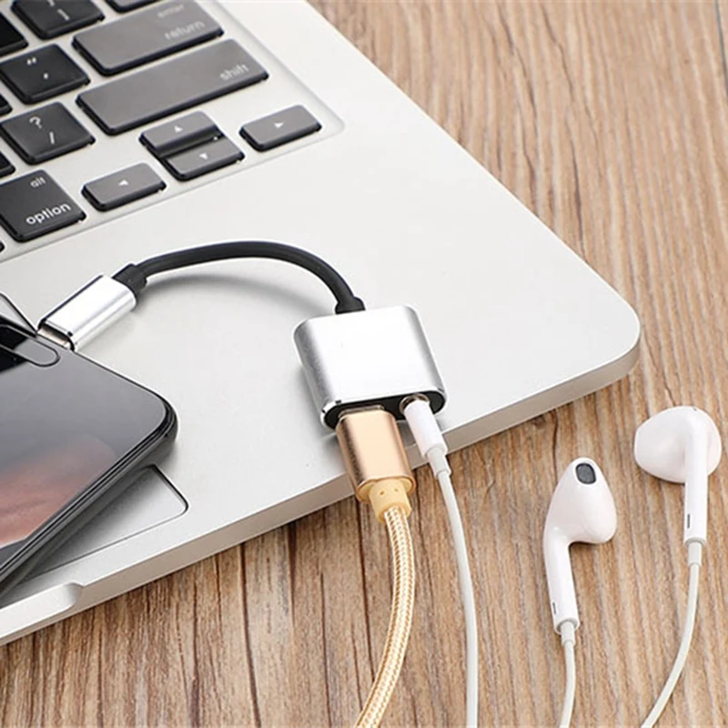 2x адаптер тype C Aux вывода с разъемом USB Type-C до 3 5 мм разъем для наушников Xiaomi Mi 6 без