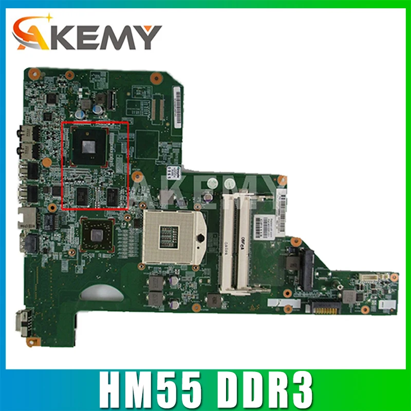 

laptop Motherboard For HP Pavilion G72 615848-001 615848-501 01013Y000-600-G HM55 216-0774009 DDR3 Mainboard