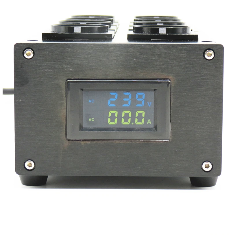 

2021 High-End Audio Noise Filter, AC Power Conditioner, Power Filter, Power Purifier with EU Schuko socket LCD dual display