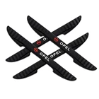 4 шт. противоударные бамперы для автомобильных дверей, боковая защита, клейкие полосы для Opel Astra H G J Insignia Mokka Zafira Corsa