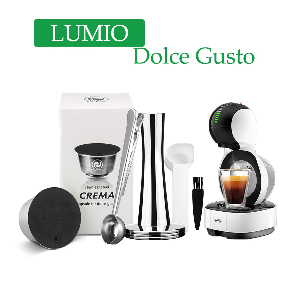 Многоразовая кофейная капсула Crema для кофе dolcegusto фильтр из нержавеющей стали