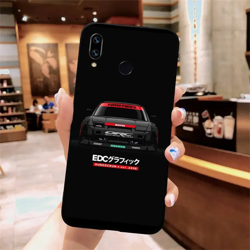 

sports car jdm drift high quality Phone Case For Xiaomi Redmi note 7 8 9 t k30 max3 9 s 10 pro lite