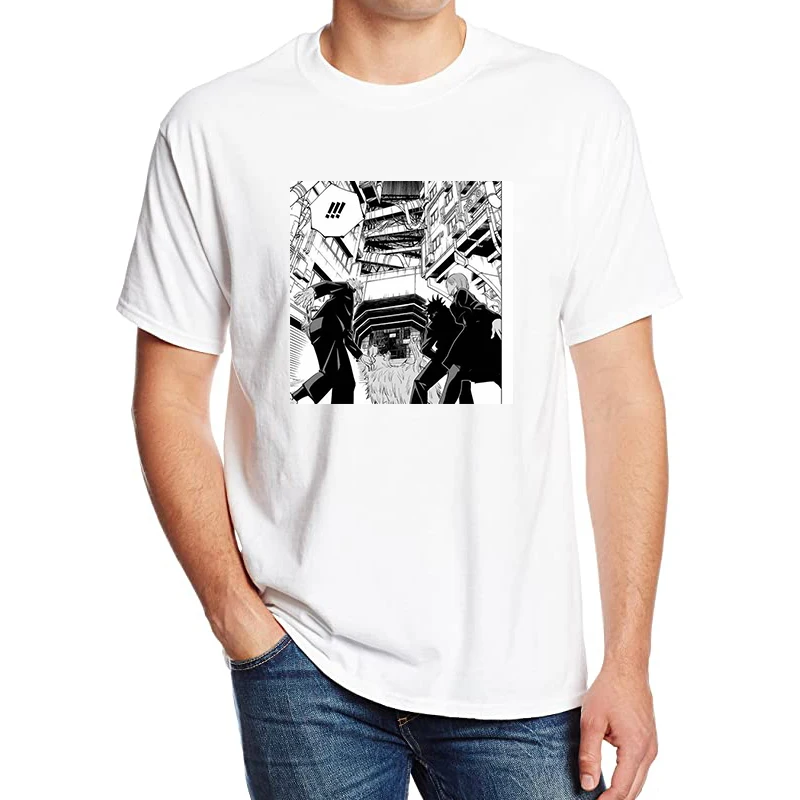 

Jujutsu Kaisen T-shirts Short Sleeve Men T-shirt Man Summer With Sleeves for Fashion Men's Clothing Tshirts Clothes Tee White